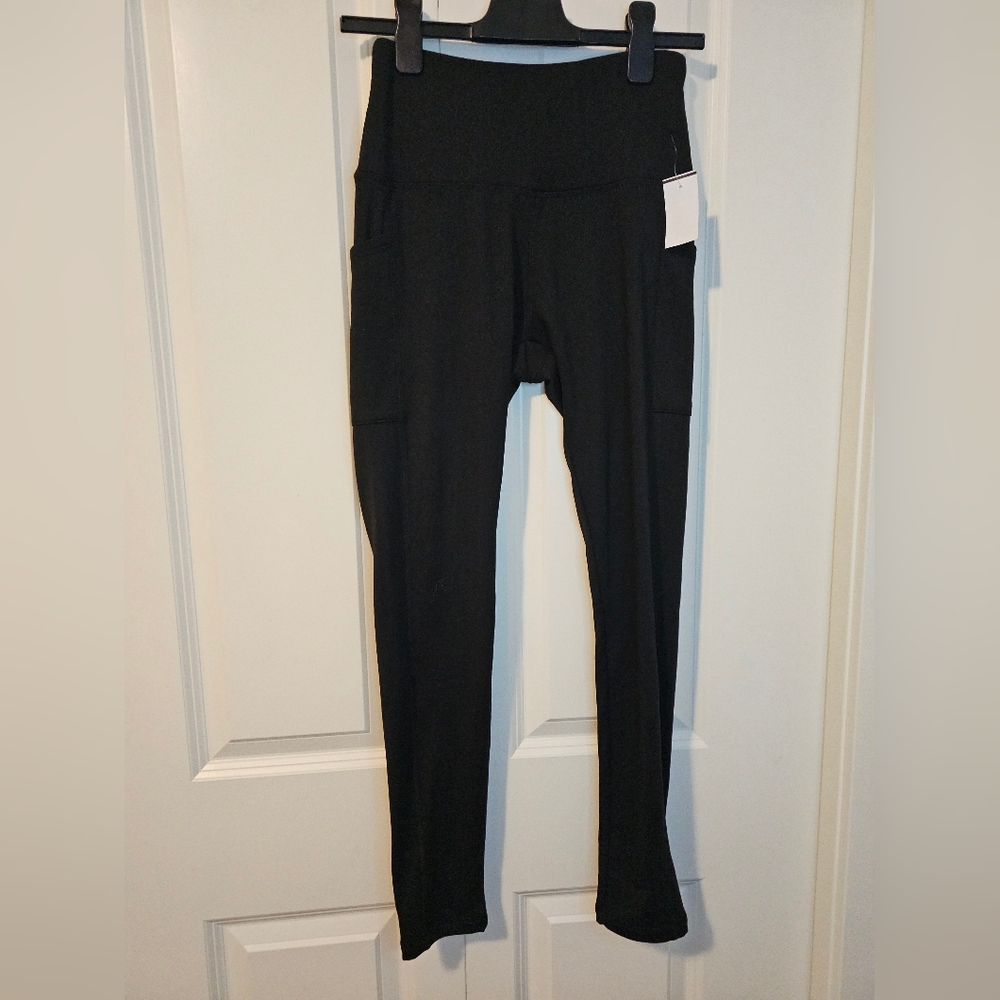 Blue Notes Women's Black Leggings Super Soft Sz M